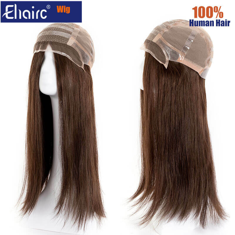 Averer-女性のためのフルキャップ100% 人毛,天然のヘアライン,中国のバージンヘア,シリコンレースキャップ