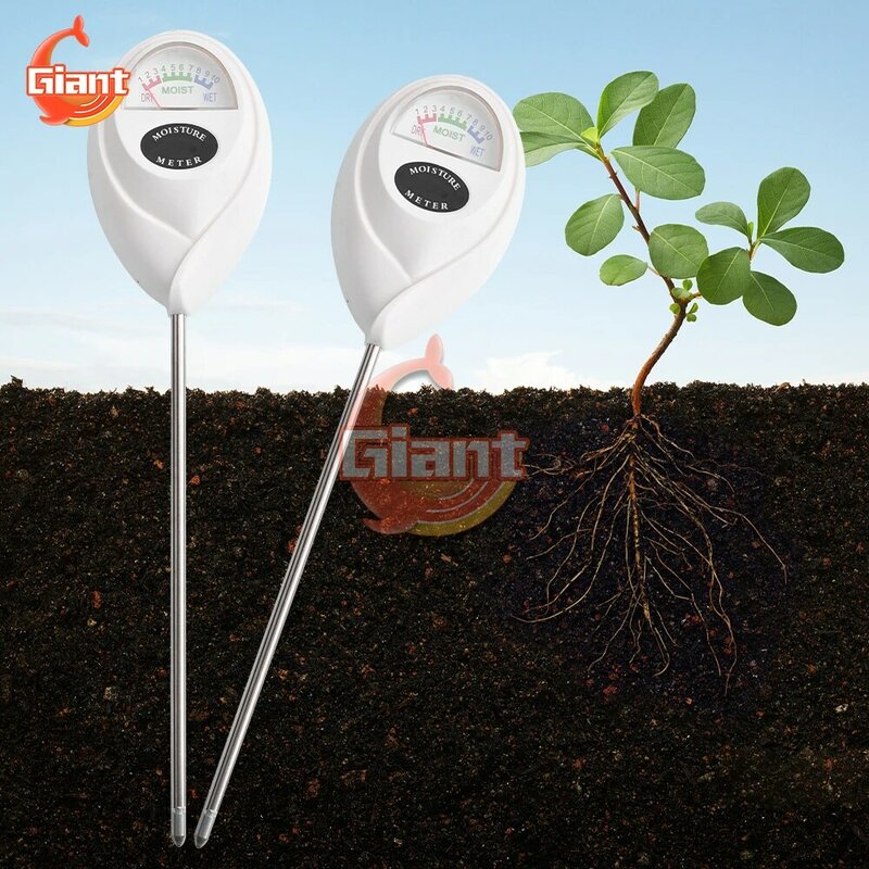 3 in 1 Soil PH Meter Flower Pot Hygrometer Soil Tester Plants Growth Moisture Meter Instrument Garden Plant Tool