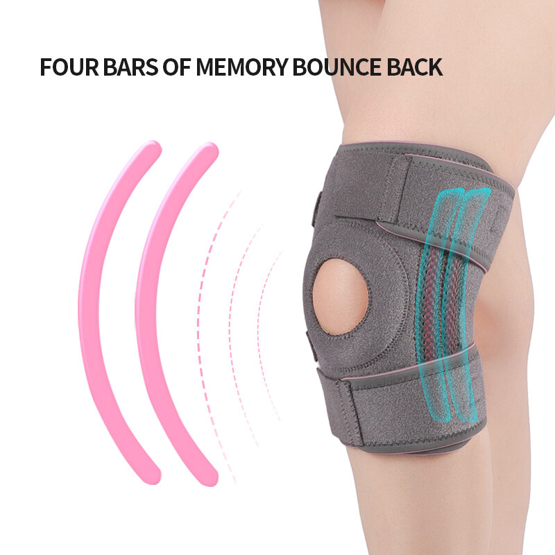 Sport Kneepad Knee Brace Gym Powerlifting Hiking Compression Knee Pad Volleyball Meniscus Crossfit Knee Pads Protector 2181