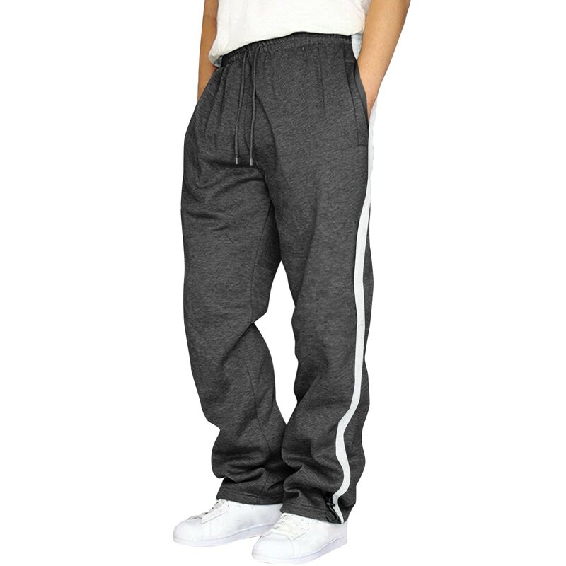 New Men's Casual Fashion Pants Streetwear Sportswear Skinny Male Trousers Gyms Tracksuits Bottoms Hip Hop Joggers Sweatpants