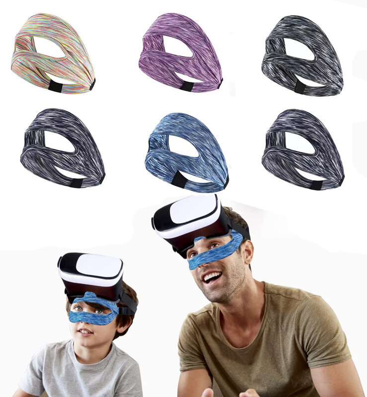Für meta oculus quest 2 zubehör vr augen masken abdeckung atmungsaktives schweiß band virtual-reality-headset für quest 2 pico 4 psvr2 htc