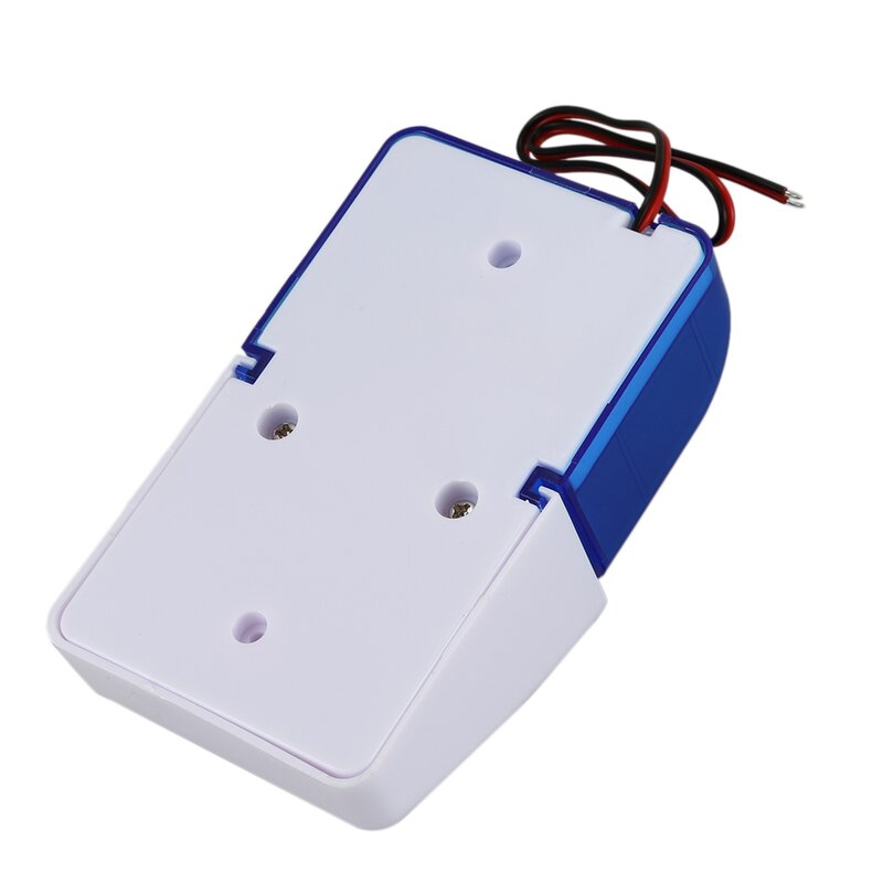 Mini Wired Strobe Warning Siren Durable Dc 12V Sound Alarm Flashing Light Sound Siren Horn Home Security Alarm System 115Db Blue