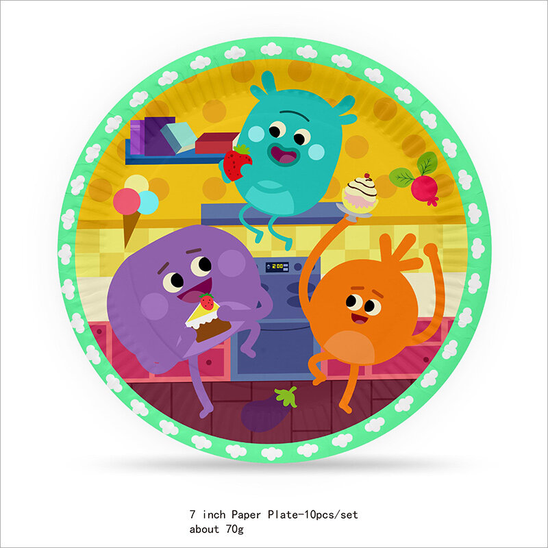 Cartoon De Bumble Nums Happy Birthday Banner Party Decoraties Wegwerp Servies Stickers Broche Baby Shower Cadeau Benodigdheden