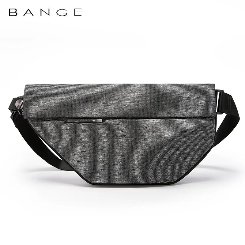BANGE tas selempang dada pria, tas kurir selempang dada multifungsi anti-maling untuk iPad 7.9 inci