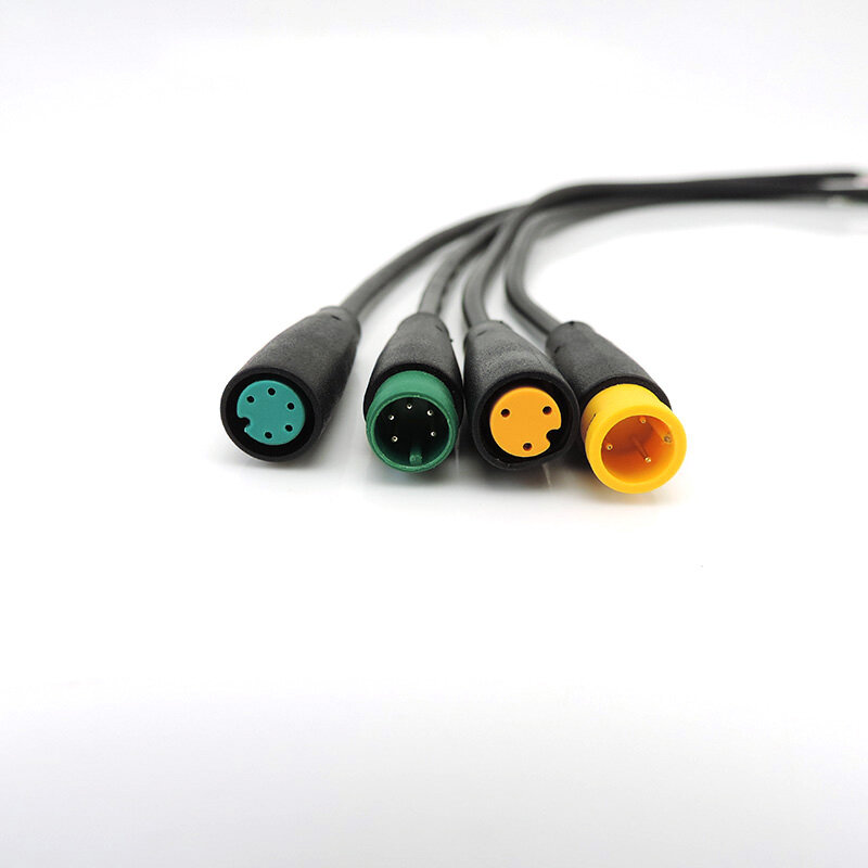 M8 2 3 4 5 6 Pin Electric Joint Plug Connector Wiring Line Scooter Brake Cable Signal Connecting Sensor 20CM E1