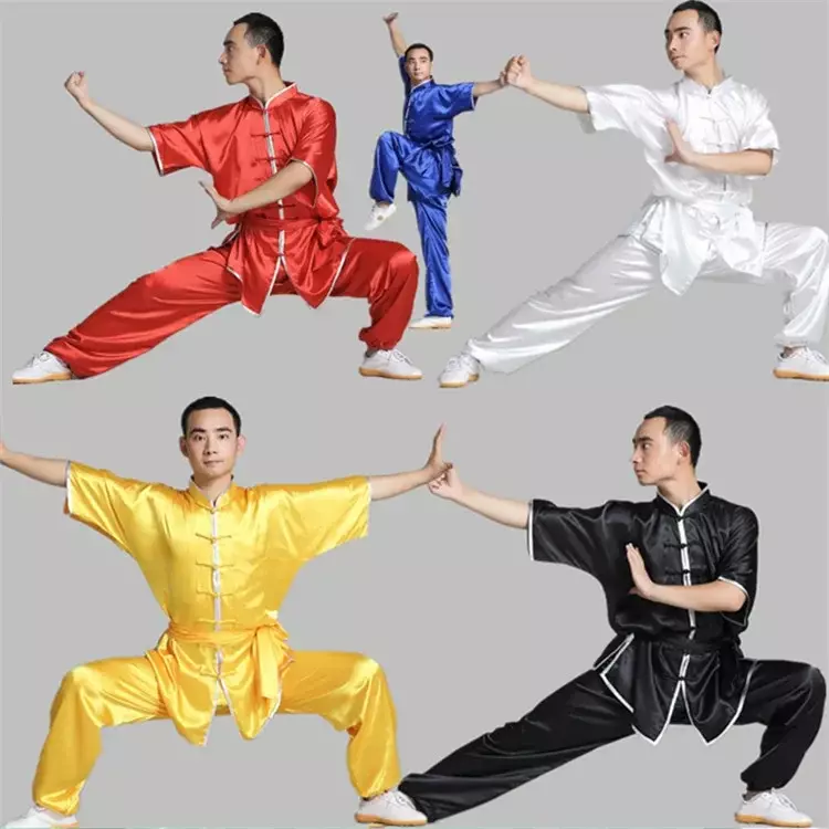 زي الكونغ فو الصيني تاي تشي ، ملابس الووشو ، بدلة فنون الدفاع عن النفس ، زي تاجي ووشو ، أداء مسرح الجناح تشون