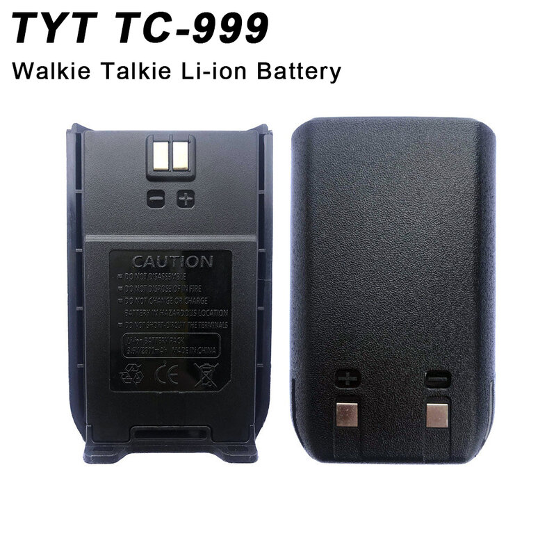 Bateria Li-ion Original para TYT Walkie Talkie, TC999 Bateria de Substituição Extra, Rádio em Dois Sentidos Acessório, 3.6V, 2800mAh, TC 999
