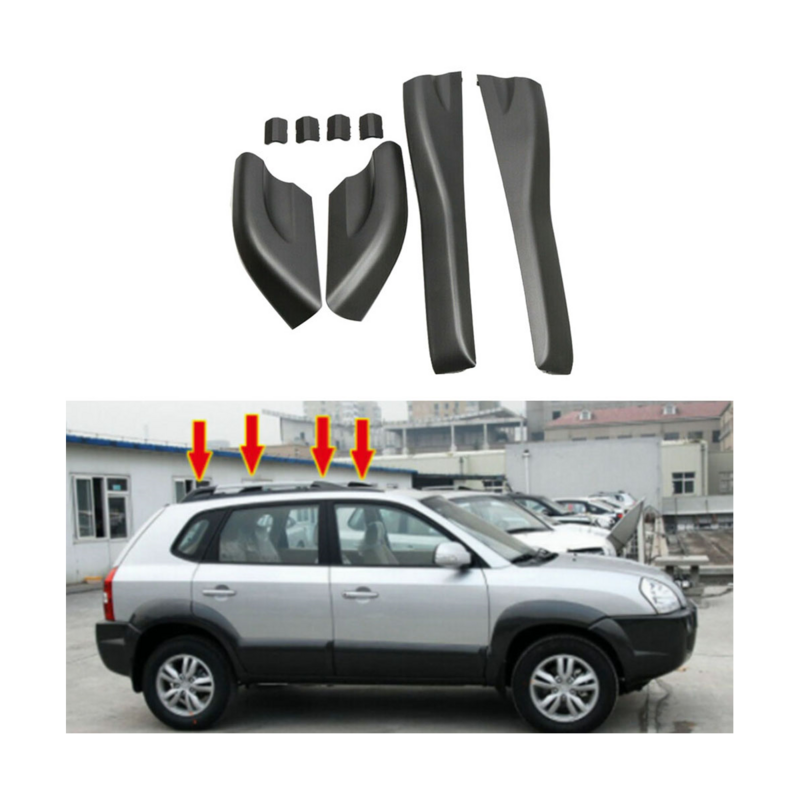 Luggage Rack Cover Roof Rack Cover Roof Rack Front and Rear Cover Auto Parts for Beijing Hyundai Tucson 04-14