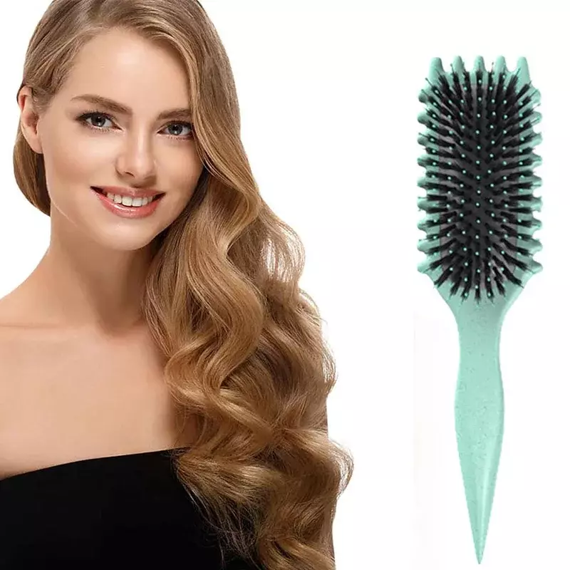 Hollow Comb Bounce Curl Define Styling Brush New Durable Smooth Hair Fluffy Comb Massage Home Hair Styling Tool Combs