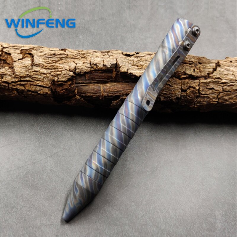Hoge Kwaliteit Metalen Zelfverdediging Tactische Pen Bout Actie Zakelijke Handtekening Balpen Noodglazen Breker Survival Kits