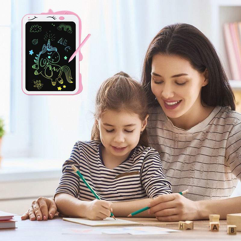 Toddler Writing Tablet 8.5 Inch Toddler Drawing Pad Toddler Doodle Board Writing Pad Christmas Birthday Gift For 2 3 4 5 6 7