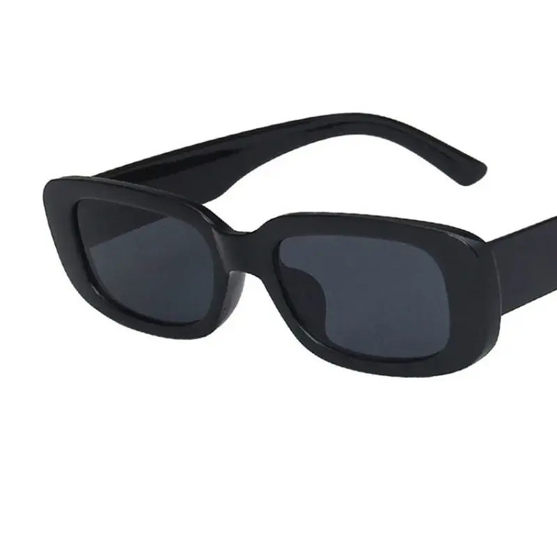 Óculos clássicos anti-reflexo para mulheres, óculos quadrados retrô vintage para viagem, óculos de sol retangular feminino, marca de moda