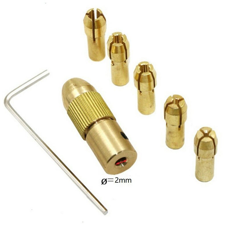 Brandneue elektrische Bohrer Kit Bohrer Spann zange Größe 0,5 mm-3mm Gold hohe Härte 0,5-3mm 1 * elektrische Schleif kappe