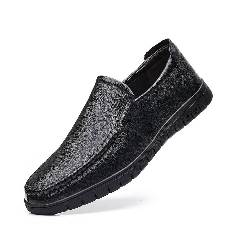 حذاء رجالي من الجلد الناعم من Mcrofiber ، أحذية عمل بريطانية عالية الجودة ، أحذية رسمية مضادة للانزلاق ، مقاس 38-48 ، الخريف ،