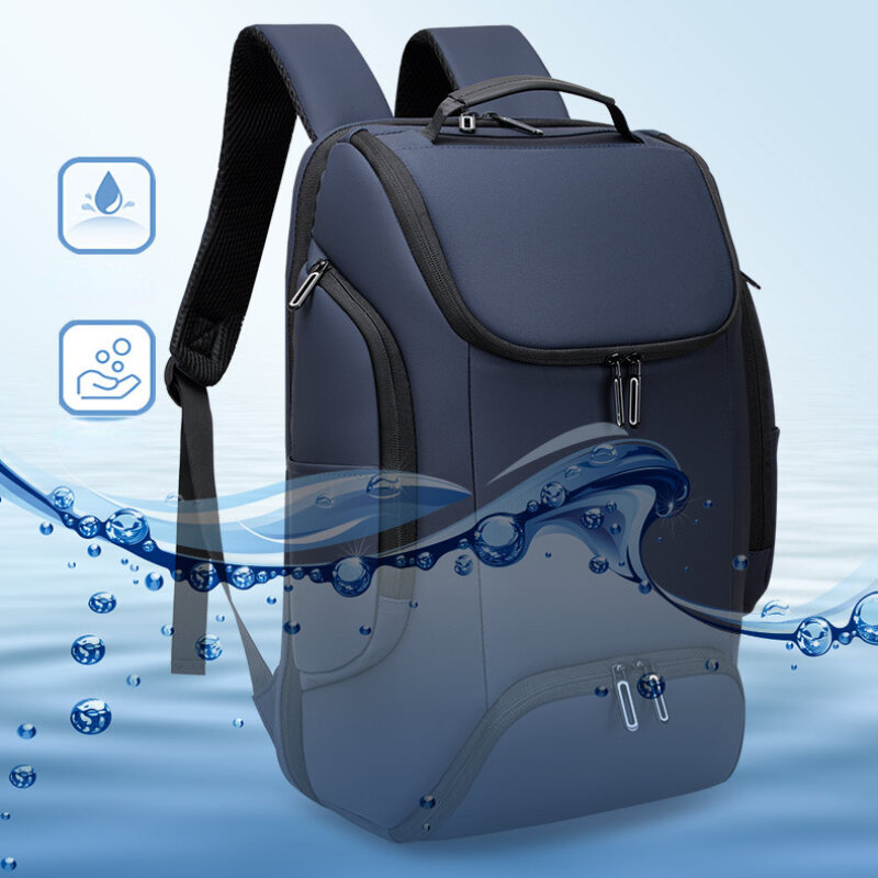 กระเป๋าเป้นักเรียนสะพายหลังชาร์จด้วย USB, กระเป๋าเป้สะพายหลังแบบสบายๆอเนกประสงค์กันน้ำกระเซ็นจุได้เยอะกันขโมย