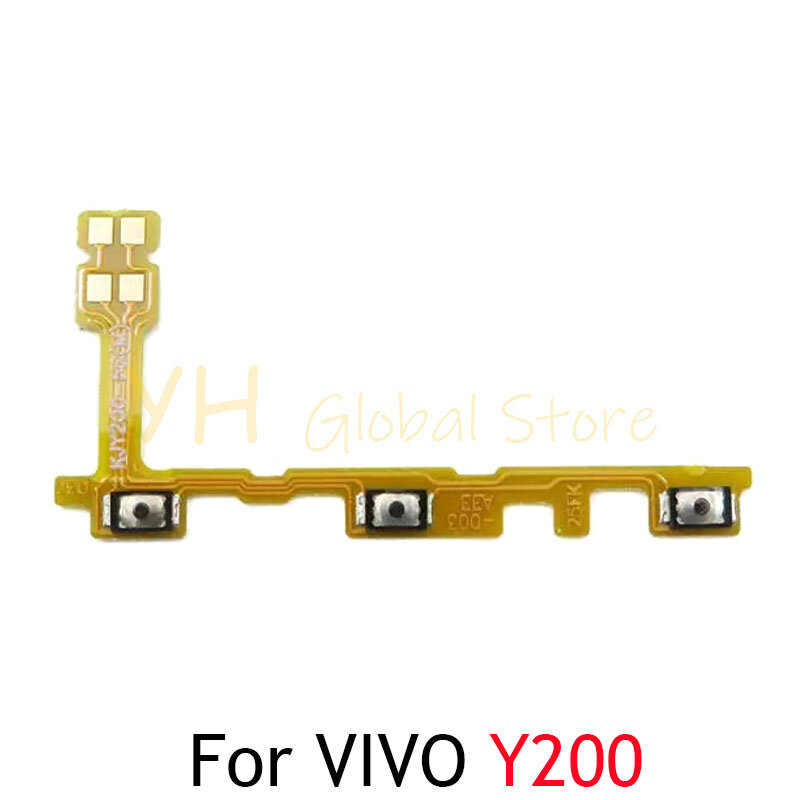 Per VIVO Y20 Y20S Y21 Y21S Y22 Y22S Y33S Y15S Y15A Y35 interruttore di accensione e spegnimento pulsante laterale del Volume parti di riparazione del cavo flessibile
