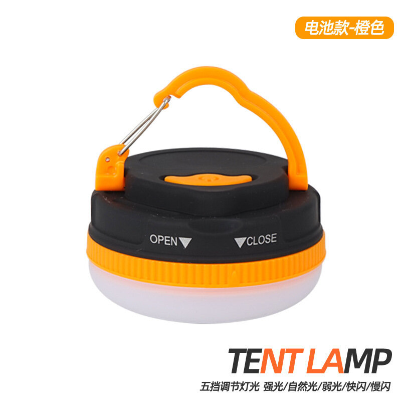 Luz Led para tienda de campaña, lámpara colgante con imán, carga USB, emergencia para el hogar