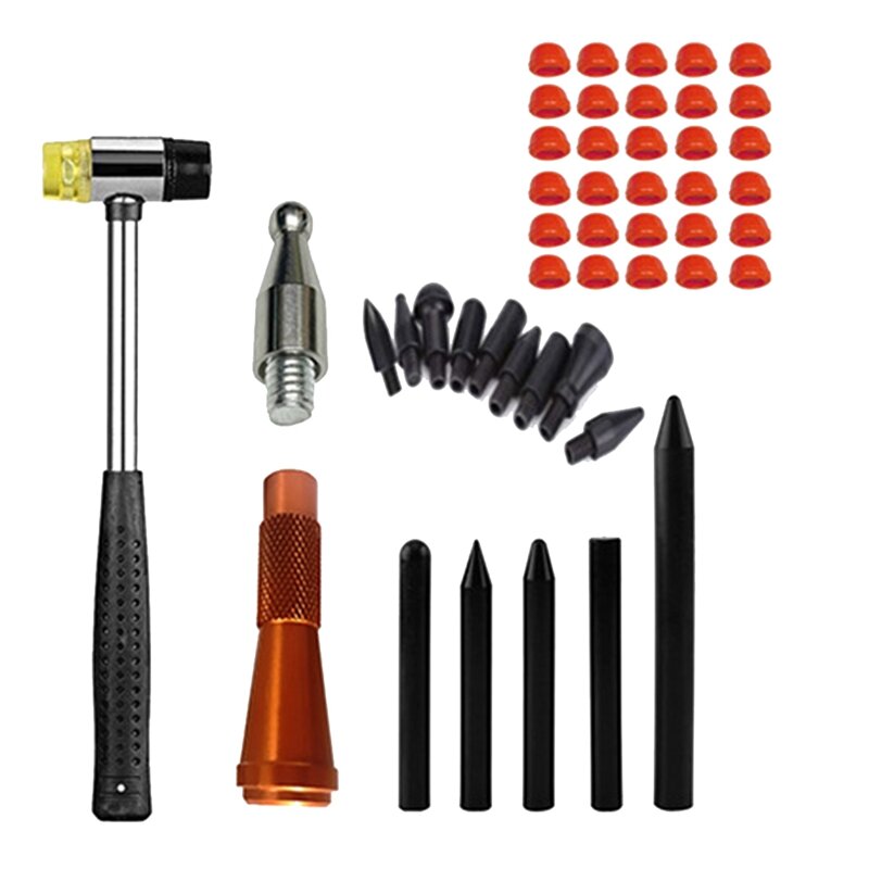 Car Dent Repair Pen Set, Dent Hammer, Dings Removal Tools, Hail Bulge Remover, Tap Down Auto Sheet Metal, Peças de acessórios automotivos