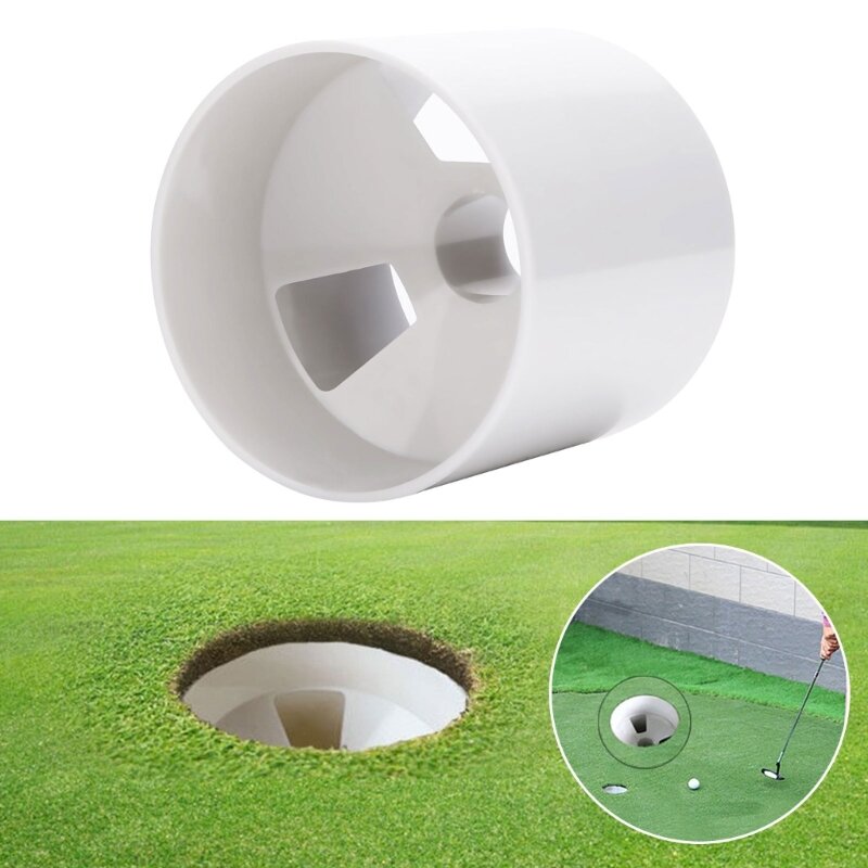1 szt. Plastikowe kubki golfowe Golf Putting Cup na podwórkowe kubki golfowe Golf Hole Cup Praktyka Putting Green Hole Cups G99D