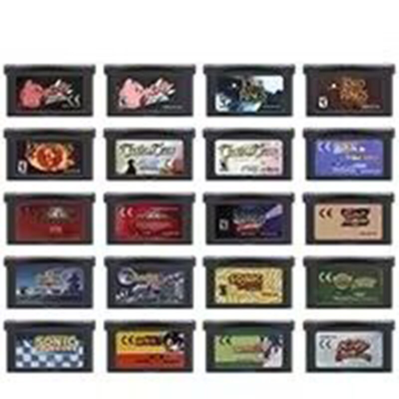 Tarjeta de consola de videojuegos de 32 bits, Cartucho de juego GBA Kirby SSonic, Summon Night Tactics Ogre para GBA/SP/DS
