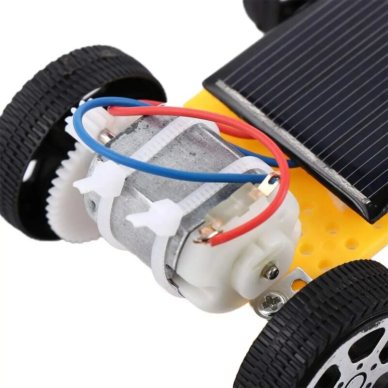 Solar Powered Car Robot Kit Set para crianças, brinquedos educativos engraçados, DIY montado, energia