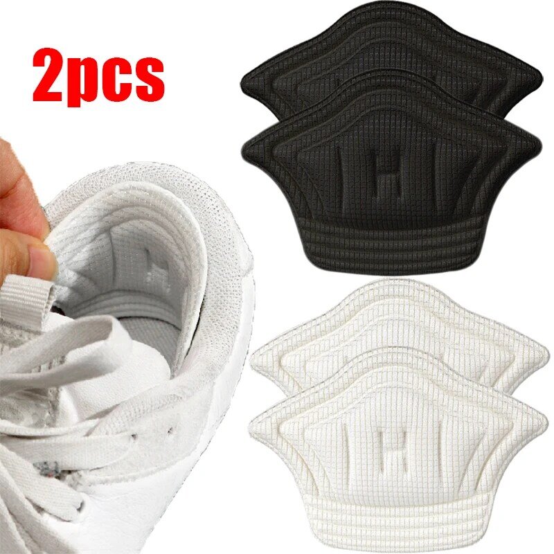 Ajustável Antiwear Feet Inserts Palmilhas, Calçados Esportivos Almofadas, Almofada de Salto, Protetor de Salto Adesivo, Pode ser Cortado, 2pcs