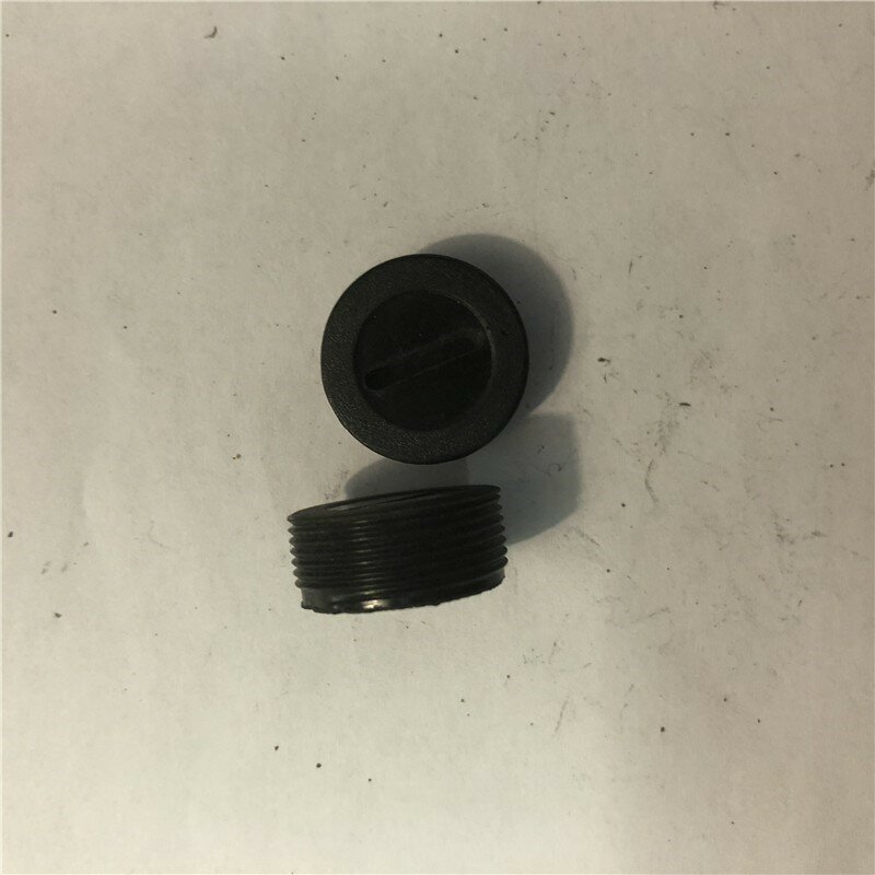2 Pcs 20mm Diameter Carbon Brush Plastic Screw Cap