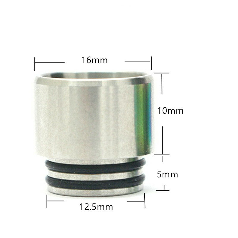 Metal Anti-Fried Oil Mouthpiece, Drip Tip, 810 Thread, Máquina Straw Joint, 1 Pc