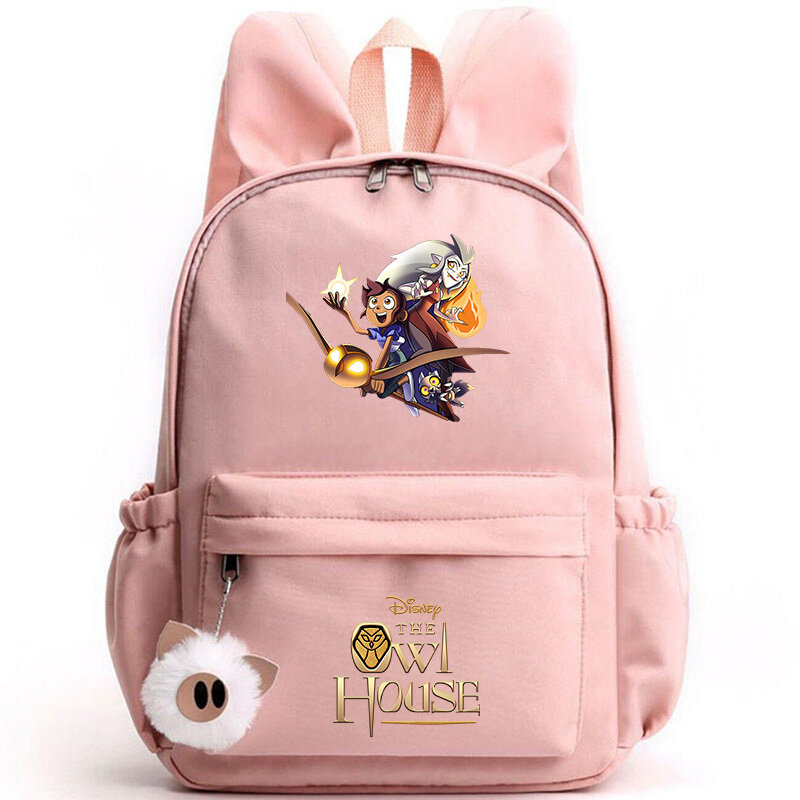 Cute Disney The Owl House Backpack for Girls Boys Teenager Children Rucksack Casual School Bags Travel Backpacks Mochila