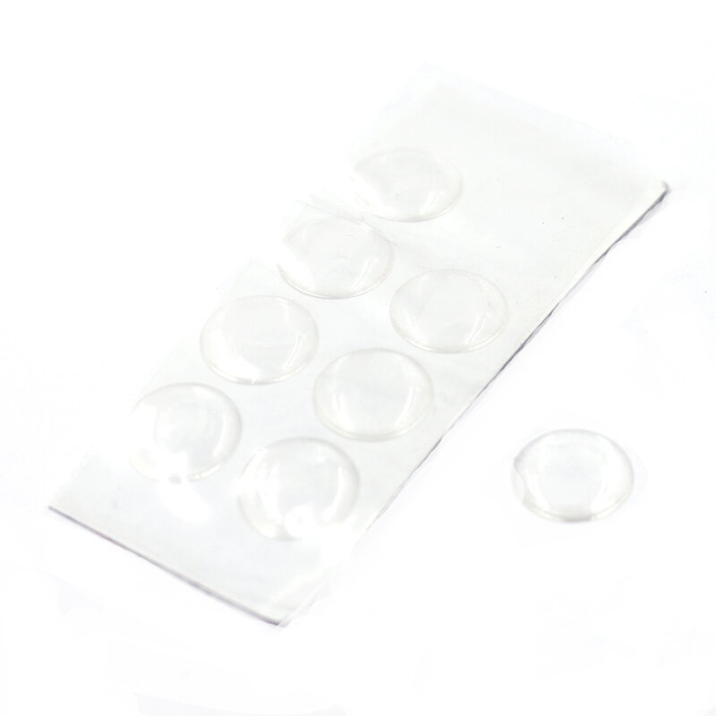 Cupole in resina epossidica cabochon adesivi 3D retro piatto rotondo alta trasparenza trasparente per gioielli fotografici risultati fai da te 12mm all'ingrosso