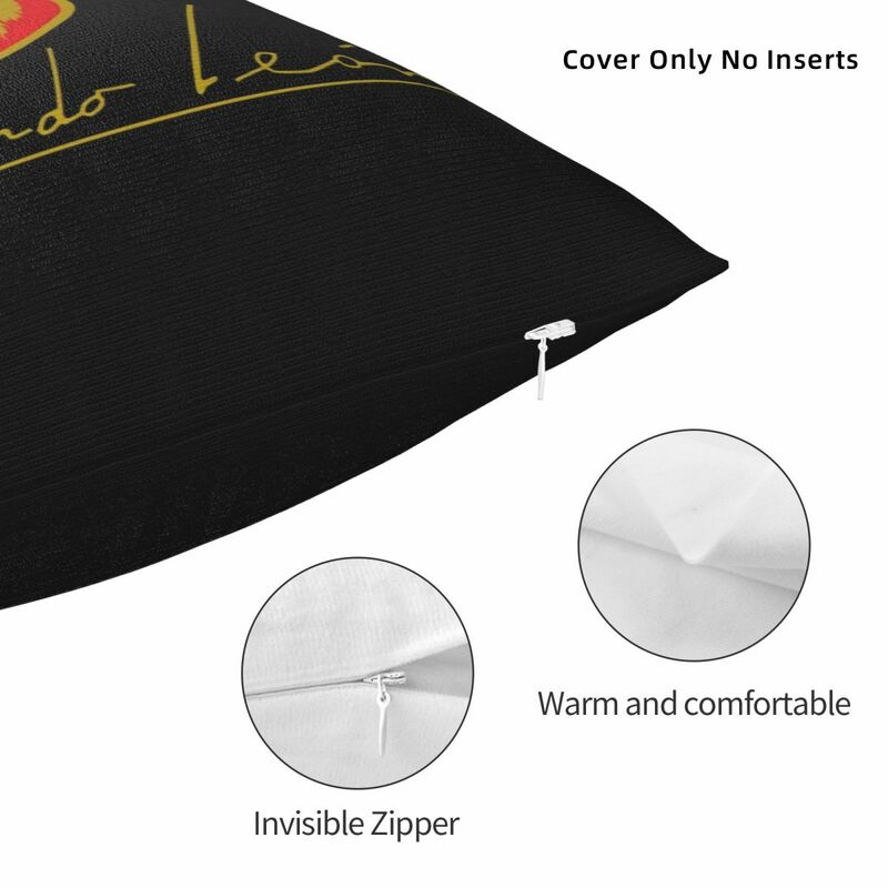Cigarrette-正方形の枕カバー,ジッパー付き,ポリエステル,快適,寝室用