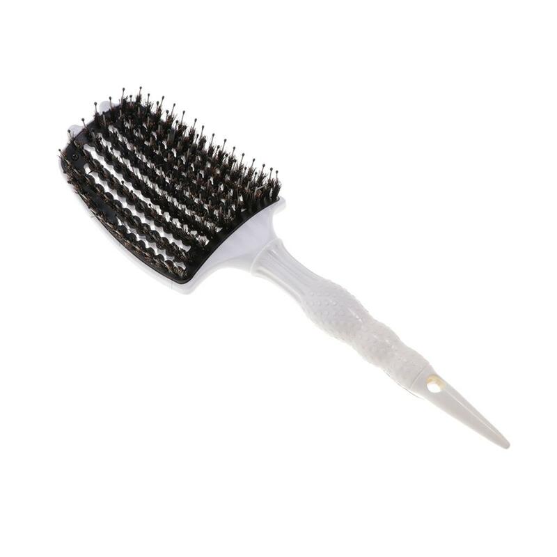 Perfeclan White Massage Hair Comb Detangling Hairbrush for Women Men Kids