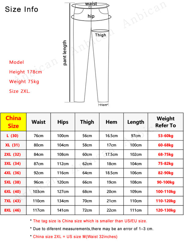 2023 New Men's Winter Casual Pants Outdoor Thick Warm Fleece Lined Windproof Waterproof Straight Golf Trousers Plus Size 8XL