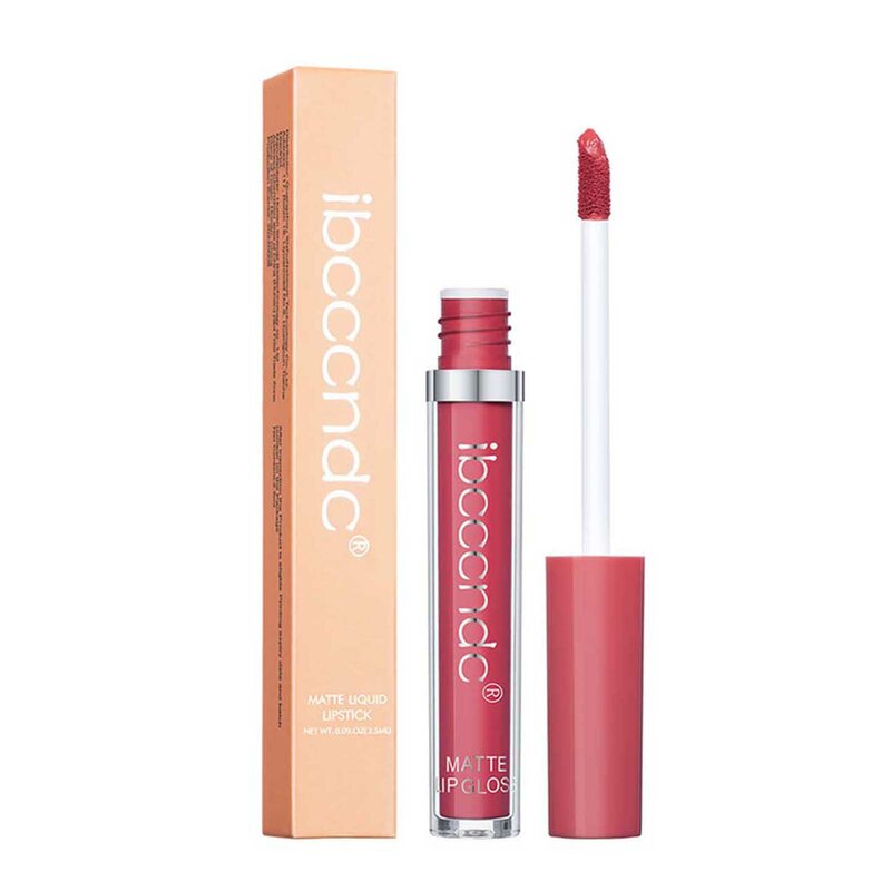 Velvet Liquid Lipstick Makeup Waterproof Lip Gloss with High Impact Color for Longwear 10 Styles Rich Lip Colors EIG88