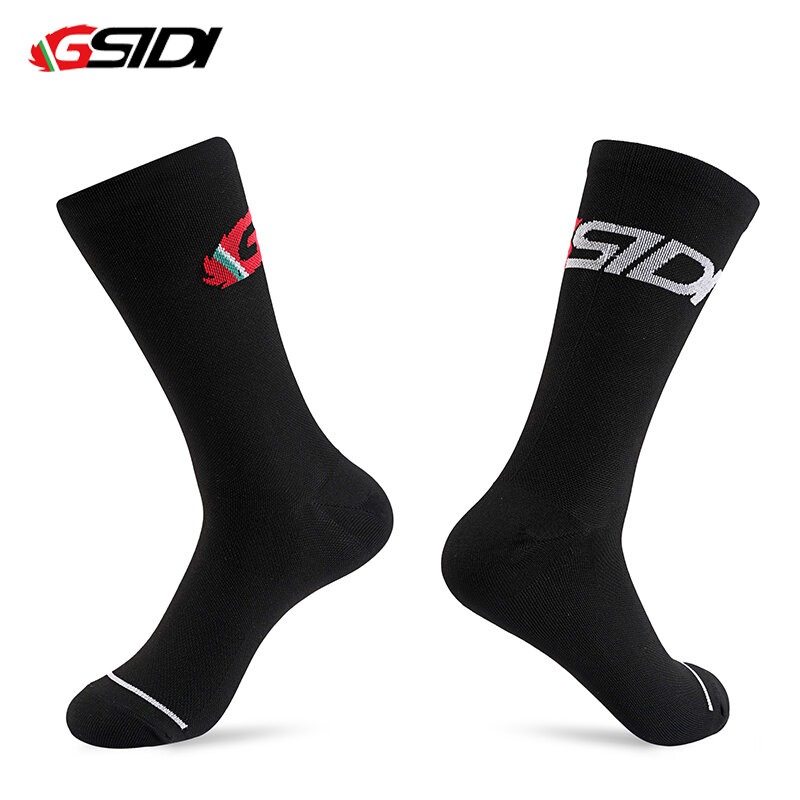 GSIDI-Calcetines deportivos para ciclismo Unisex, medias profesionales para ciclismo de montaña o de carretera, para exteriores, baloncesto, novedad