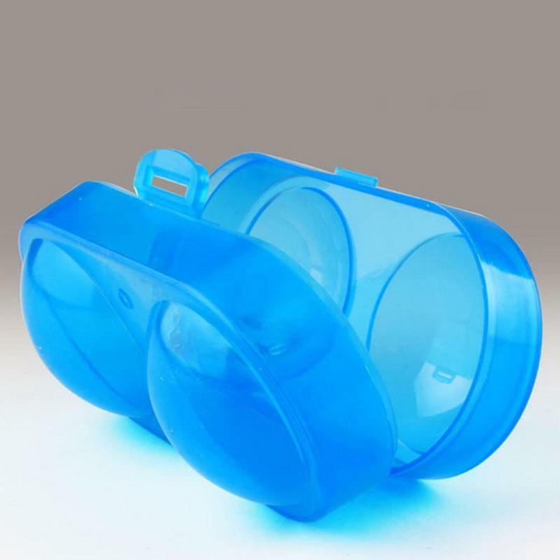 2 scatole portaoggetti per palline da Ping pong custodia in plastica per palline da Ping pong con portachiavi per accessori per l'allenamento sportivo