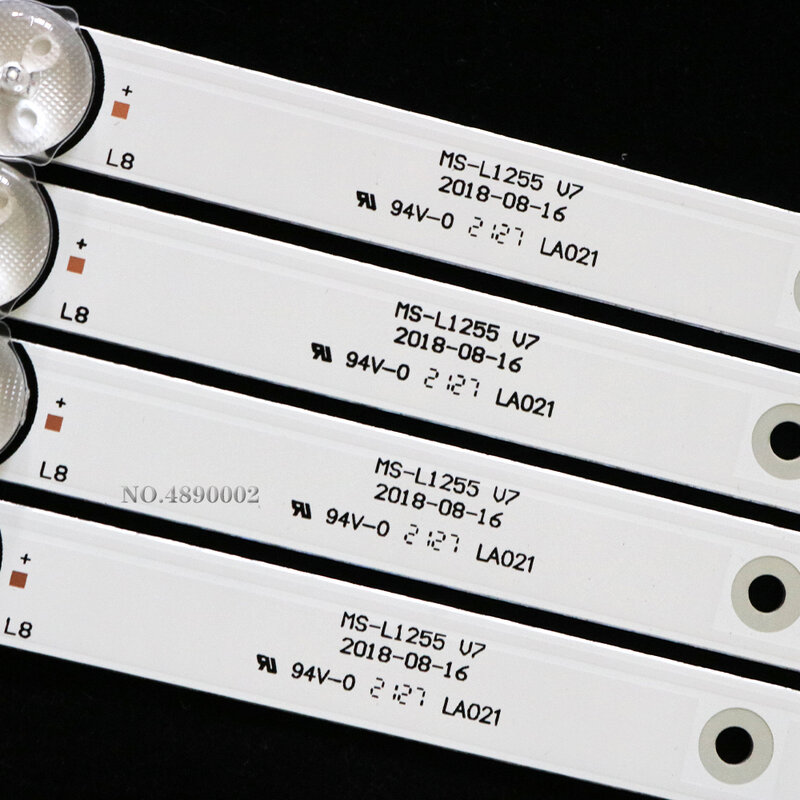 Lampu Latar LED Strip untuk MS-L1255 CT-8250 UHD K50DLX9US CX500DLEDEM HL-00500A30-0901S-04 50LEM-1027/FTS2C 9 Lampu