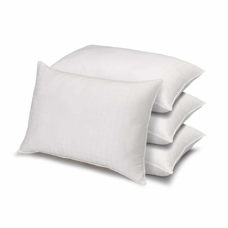 Ella Jayne 100% Cotton Dobby-Box Shell Firm Back/Side Sleeper Down Alternative Pillow, Set of 4 - King