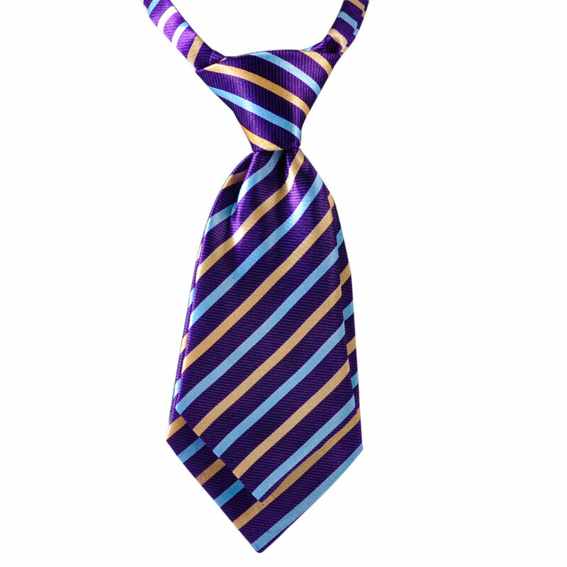 Gravata listrada ajustável para meninas e mulheres, gravata infantil, banquete, pré-amarrada, nova