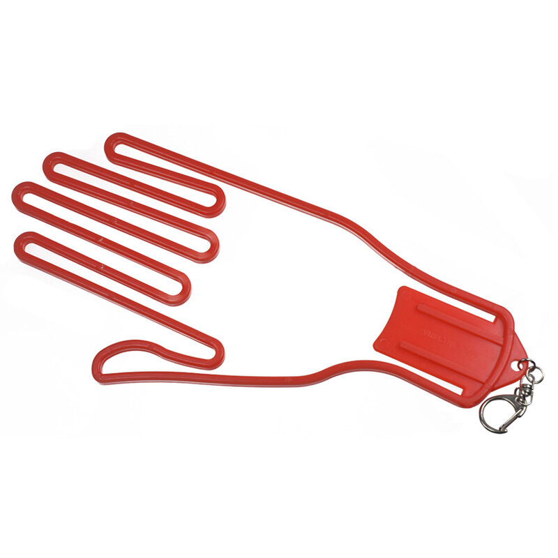 1pc Golf Gloves Holder Sports Golfer Tool Gear Plastic Rack Dryer Hanger Stretcher Shaper Accessories Plastic With Metal Bucks