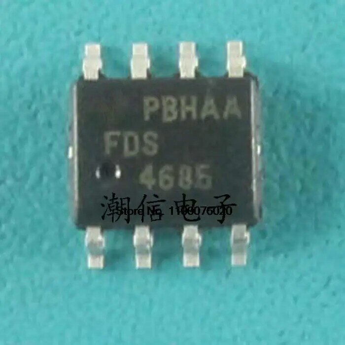 50PCS/LOT FDS4685  SOP-8MOS 8.2A 40V    In stock, power IC