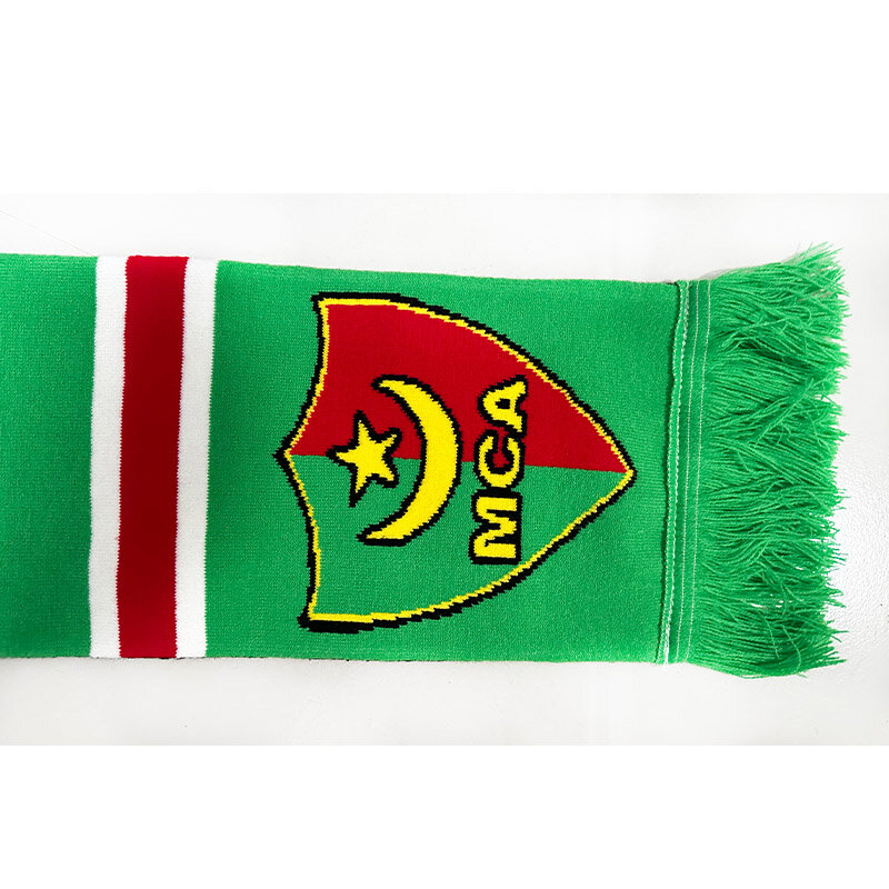145*18 см размер зеленый корсажный ультратонкий шарф MCA эластичный шарф для фанатов двусторонний вязаный GC001