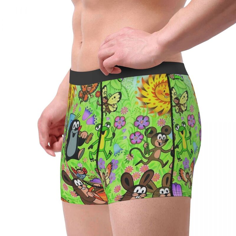 Krtek Little Maulwurf Mencosy Boxer Briefs,3D printing Underwear, Highly Breathable Top Quality Birthday Gifts