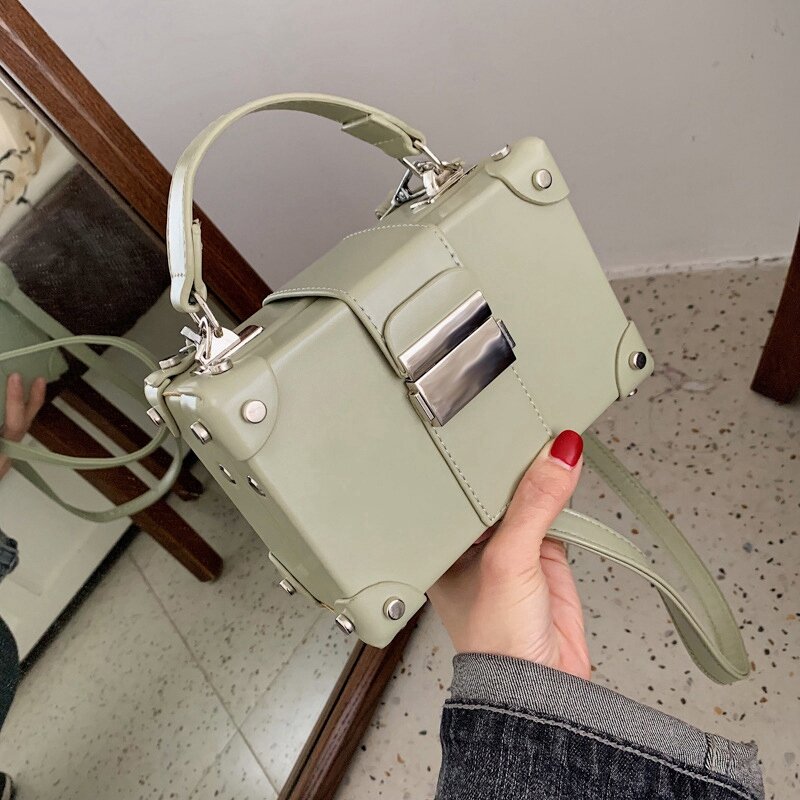 Neue tragbare Box Tasche koreanische Handtasche wilde Umhängetasche kleine Frauen Messenger quadratische Tasche
