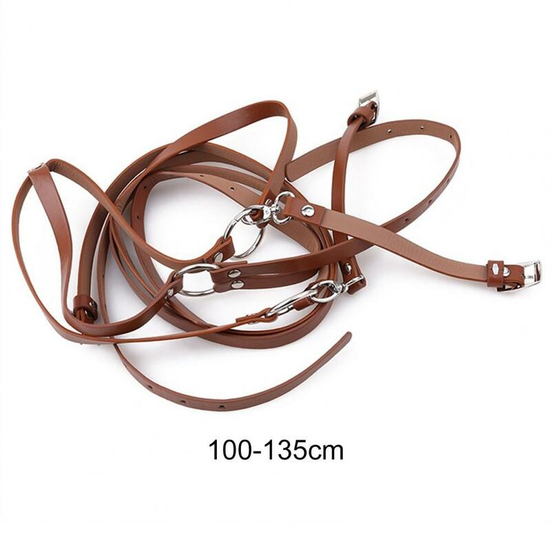 Waist Belt Adjustable One-piece Firm Stitching Slim Fit Lace Up Faux Leather Sling Integrated Women Waist Belt Women Accessory