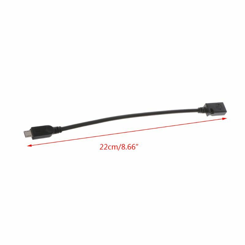 Dropship Universal Mini USB Male to Micro USB Female Connector Cable Data Sync Cord 22cm