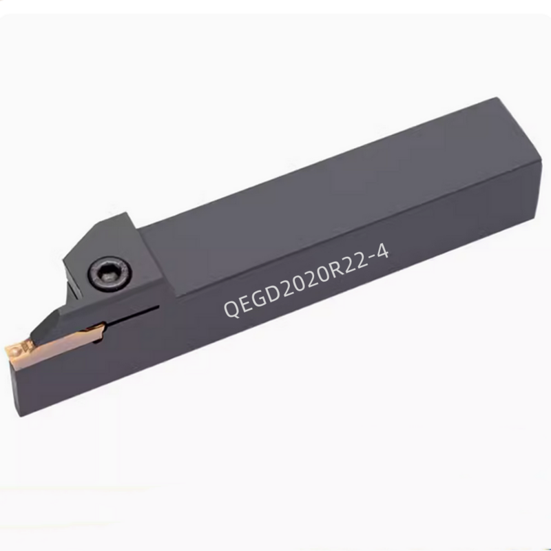 Alat pemegang slot diameter luar, QEGD2020R22-4 3/4 inci untuk sisipan karbida 4mm