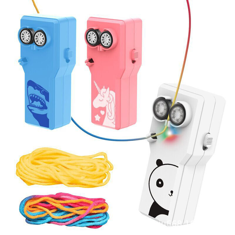 Веревочный пусковой механизм пропеллер с веревкой контроллер ручной петля лассо шутер Thruster электрические игрушки для детей