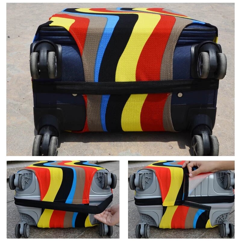 Couverture de valise de mode haute bande élastique amour en forme de coeur étui à bagages housse anti-poussière For18-32Inch valise accessoires essentiels