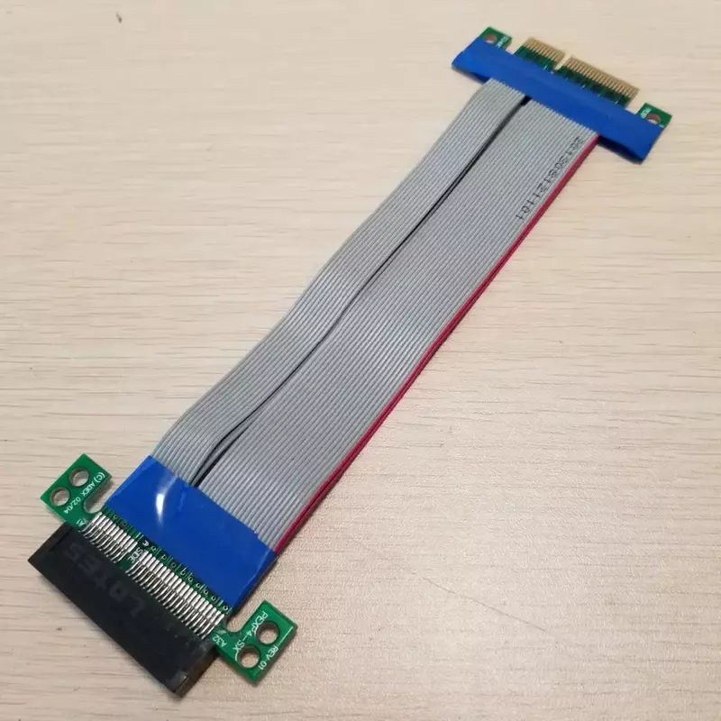 PCI-E PCI Expres x4 Flex wzmacniacz karty Riser przedłużacz kabla 15cm do 1U 2U